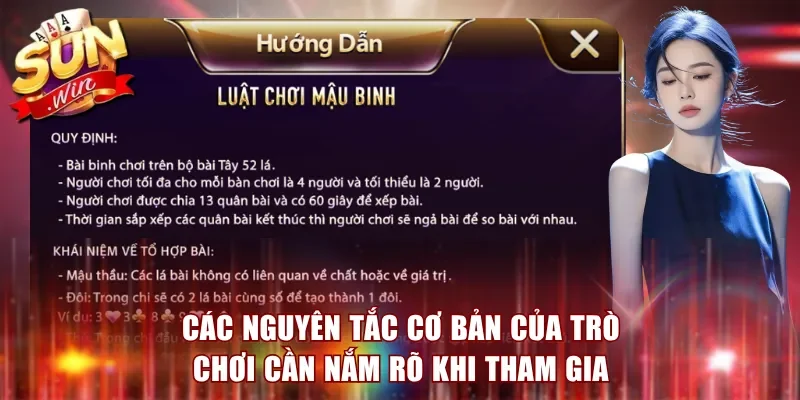 Các nguyên tắc cơ bản của trò chơi cần nắm rõ khi tham gia