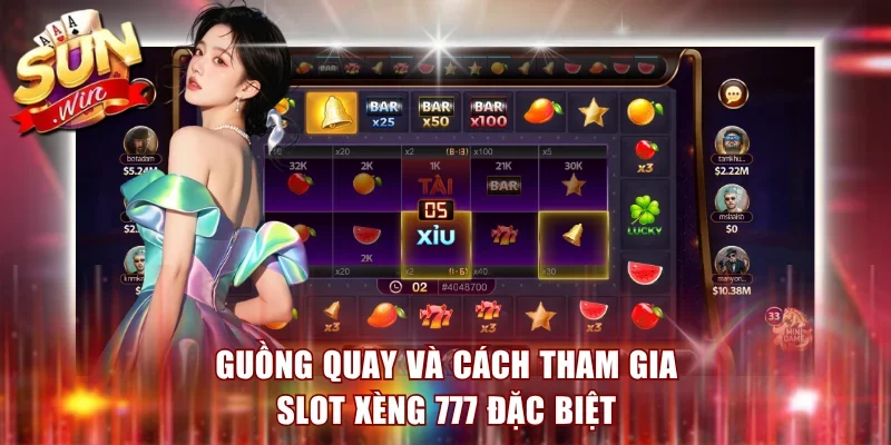 Guồng quay và cách tham gia slot xèng 777 đặc biệt