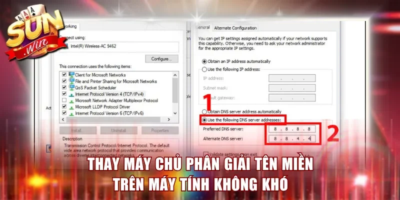 Thay máy chủ phân giải tên miền trên máy tính không khó